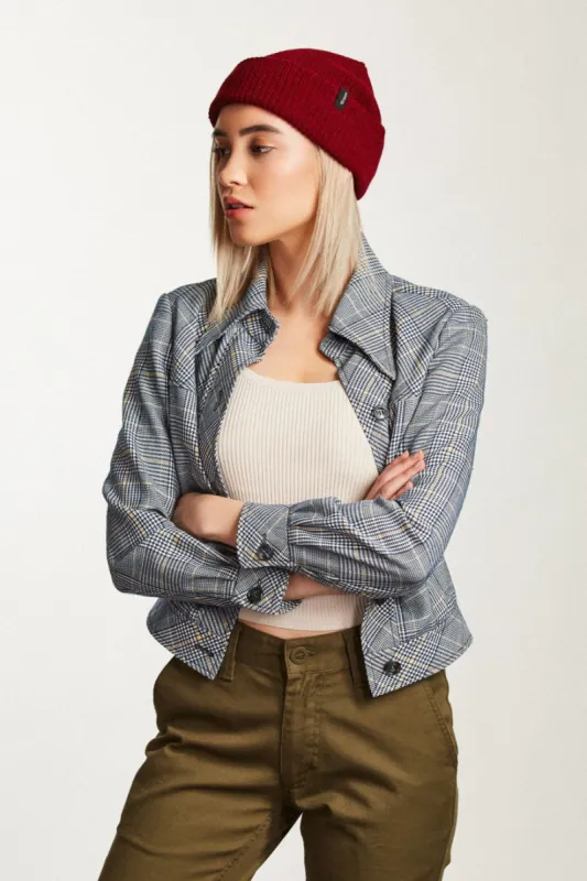 Heist Beanie - Heather Red sold by Brixton