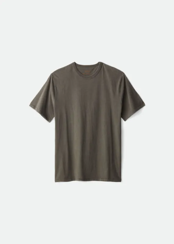 Basic S/S Reserve Tee - Military Olive sold by Brixton