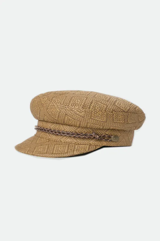 Kayla Straw Cap - Copper/Brown sold by Brixton