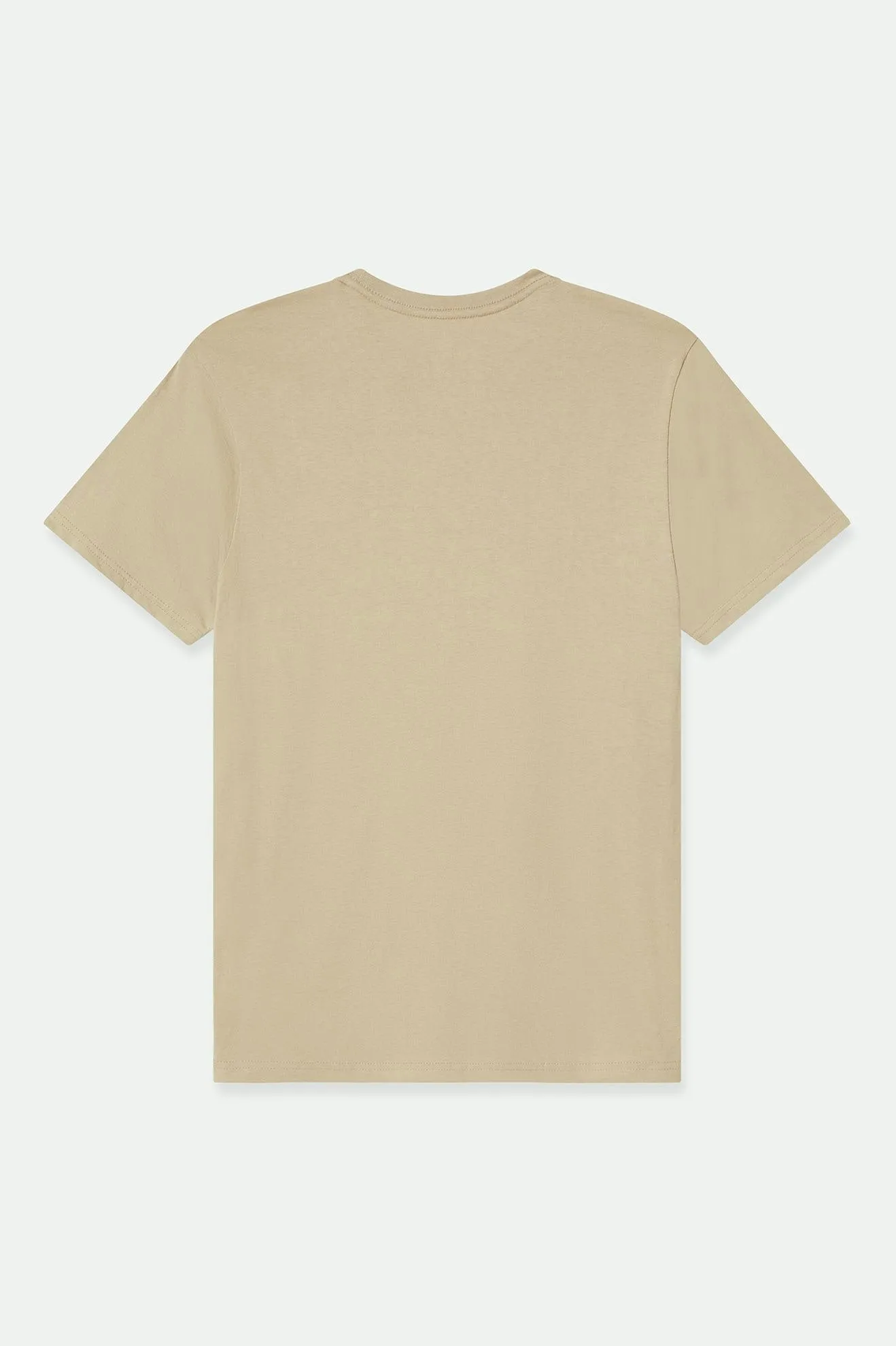 Premium Cotton S/S Tailored T-Shirt - Oatmeal sold by Brixton product image thumbnail 2