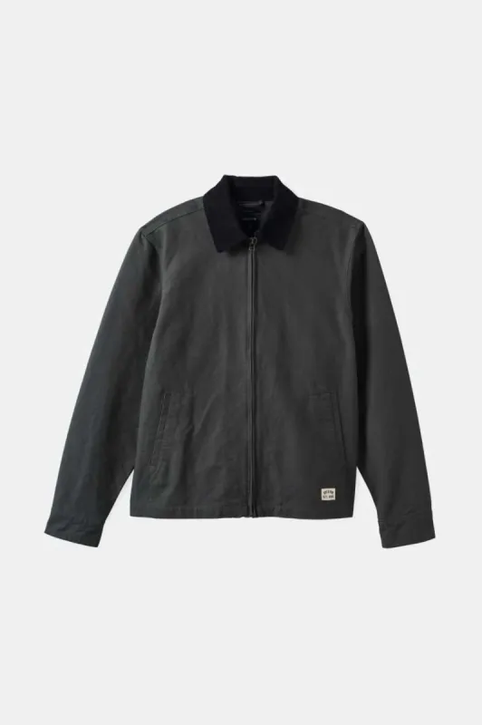 Mechanic Garage Jacket - Washed Black sold by Brixton