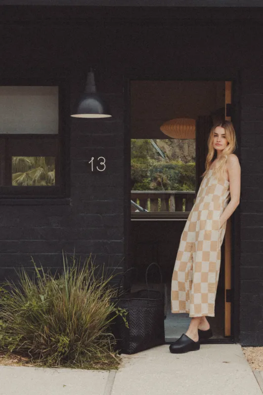 Mykonos Jumpsuit - Sand sold by Brixton