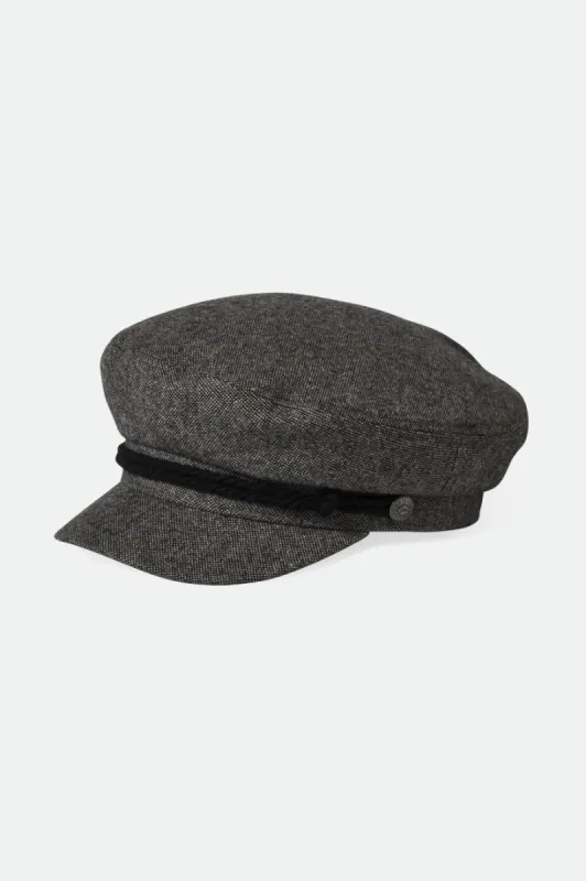 Fiddler Fisherman Cap - Grey/Black sold by Brixton