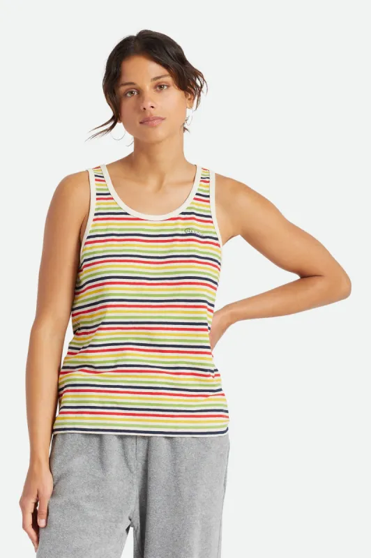 Hilt II Linen Tank - Dove made by Brixton