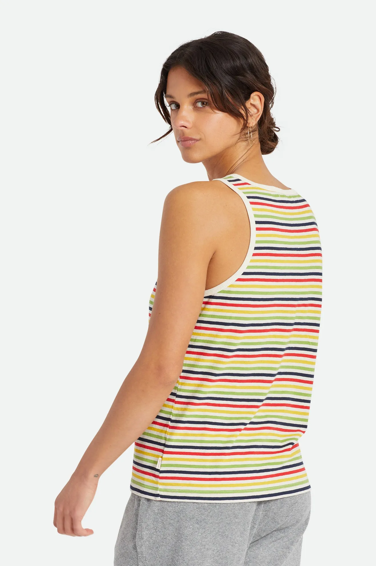 Hilt II Linen Tank - Dove sold by Brixton product image thumbnail 4