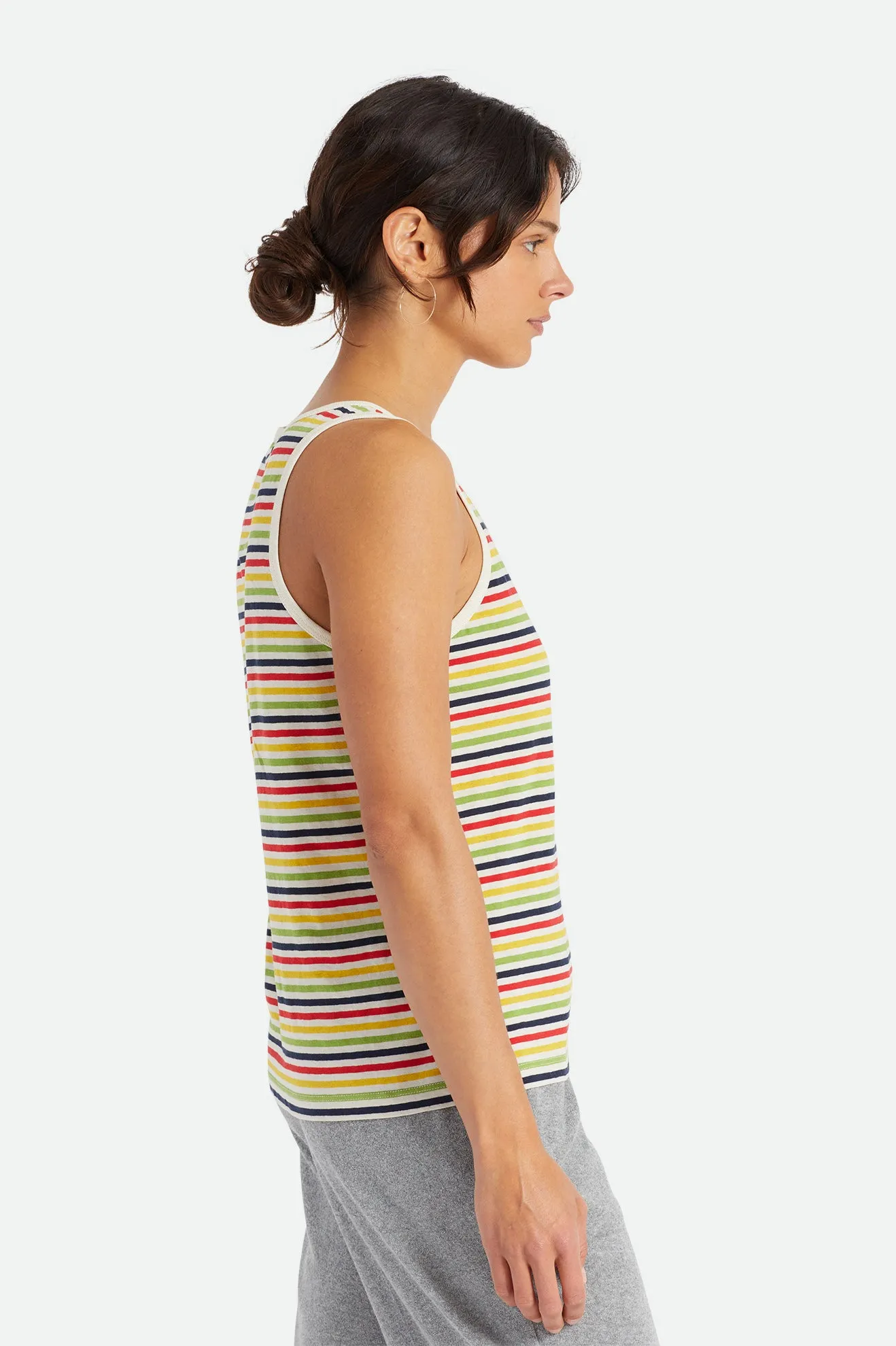 Hilt II Linen Tank - Dove sold by Brixton product image thumbnail 3