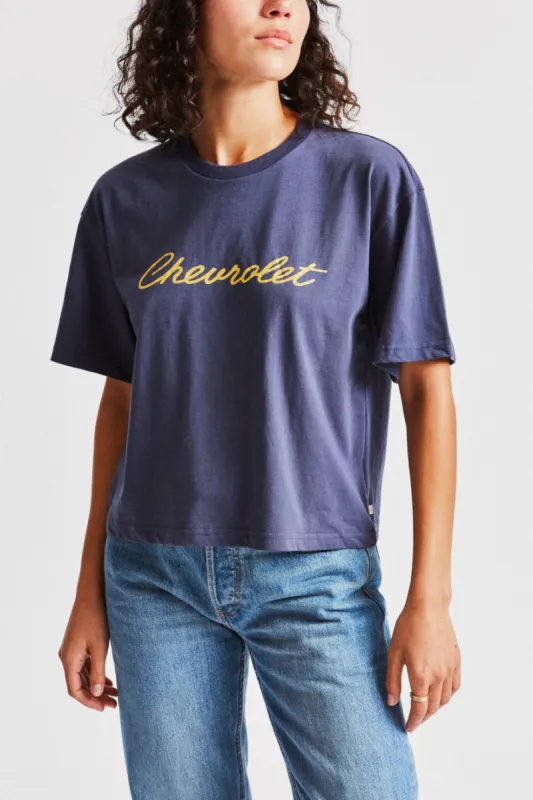 Longhand S/S Boxy Tee - Nova Red sold by Brixton