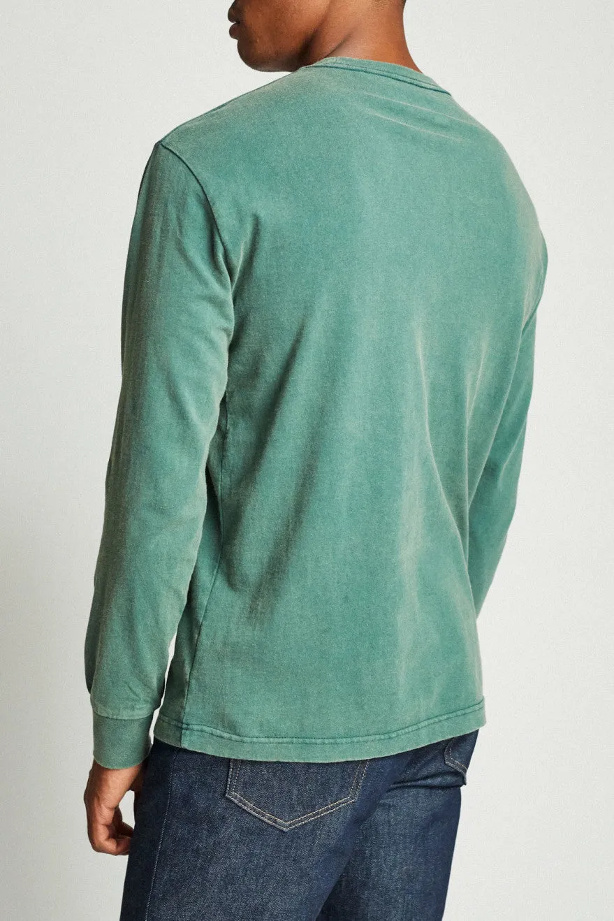 Basic L/S Pocket Tee - Evergreen sold by Brixton product image thumbnail 3