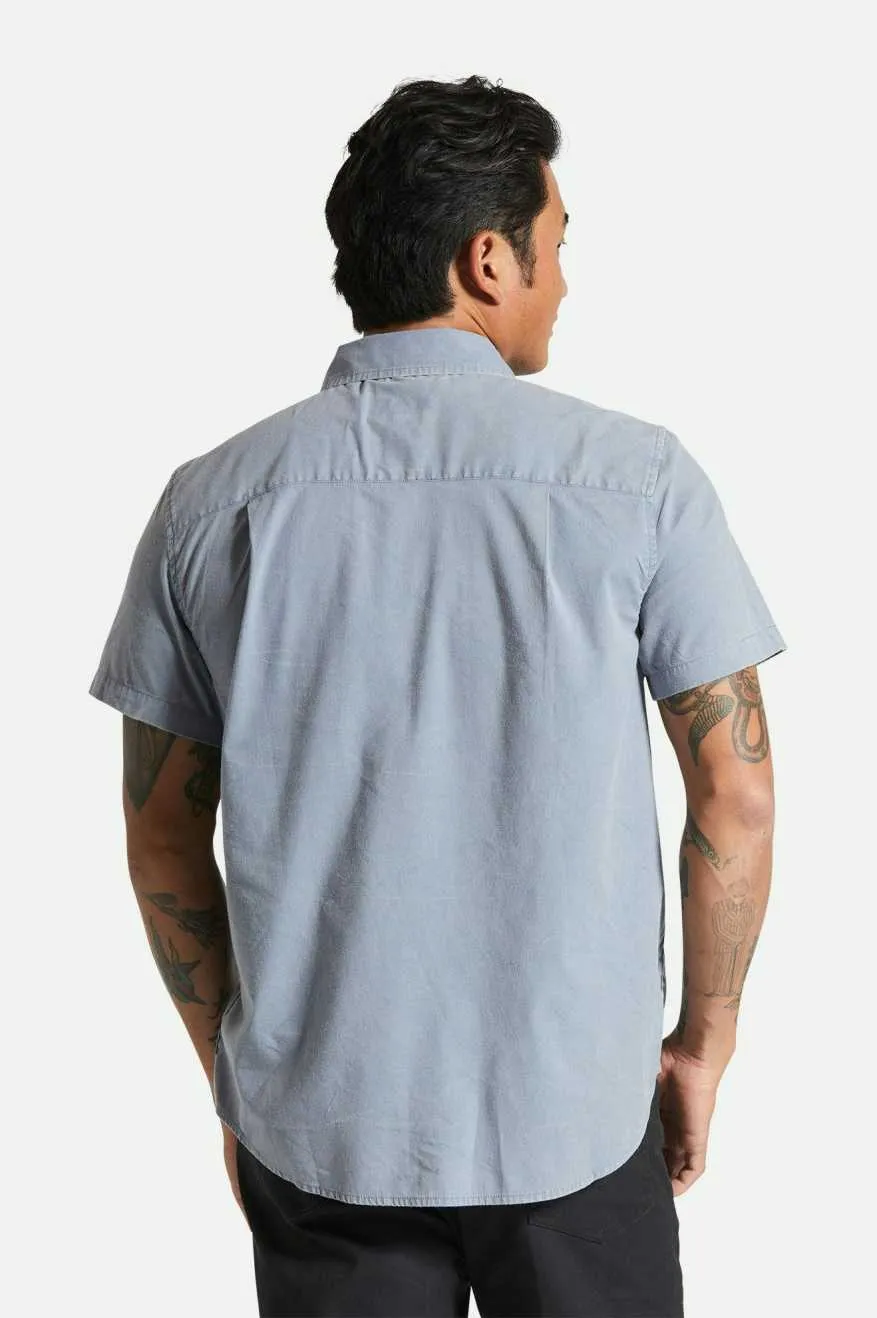 Charter Sol Wash S/S Woven Shirt - Flint Stone Blue Sol Wash sold by Brixton product image thumbnail 3
