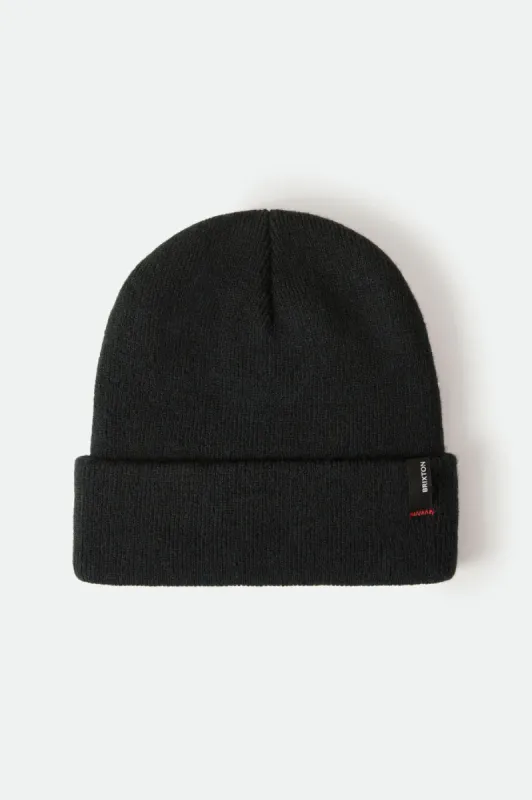 Harbor Watch Cap Beanie - Black sold by Brixton