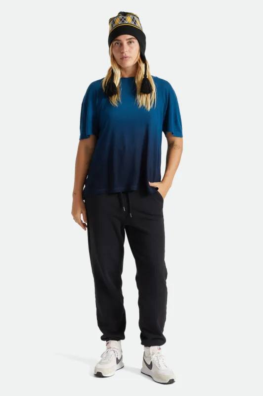 Montauk Oversized Tee - Marine Blue sold by Brixton