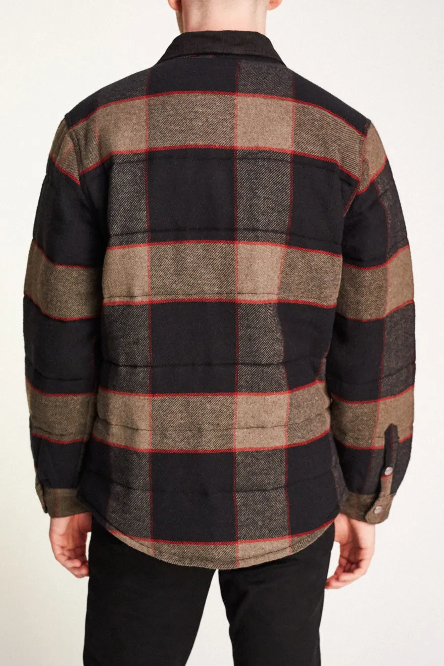 Cass Jacket - Heather Grey/Charcoal sold by Brixton product image thumbnail 3