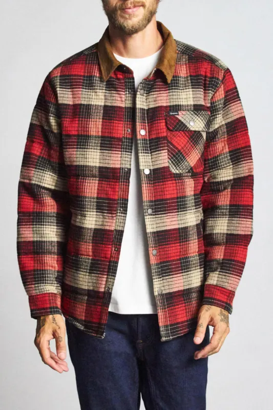 Cass Jacket - Red/Black Combo sold by Brixton