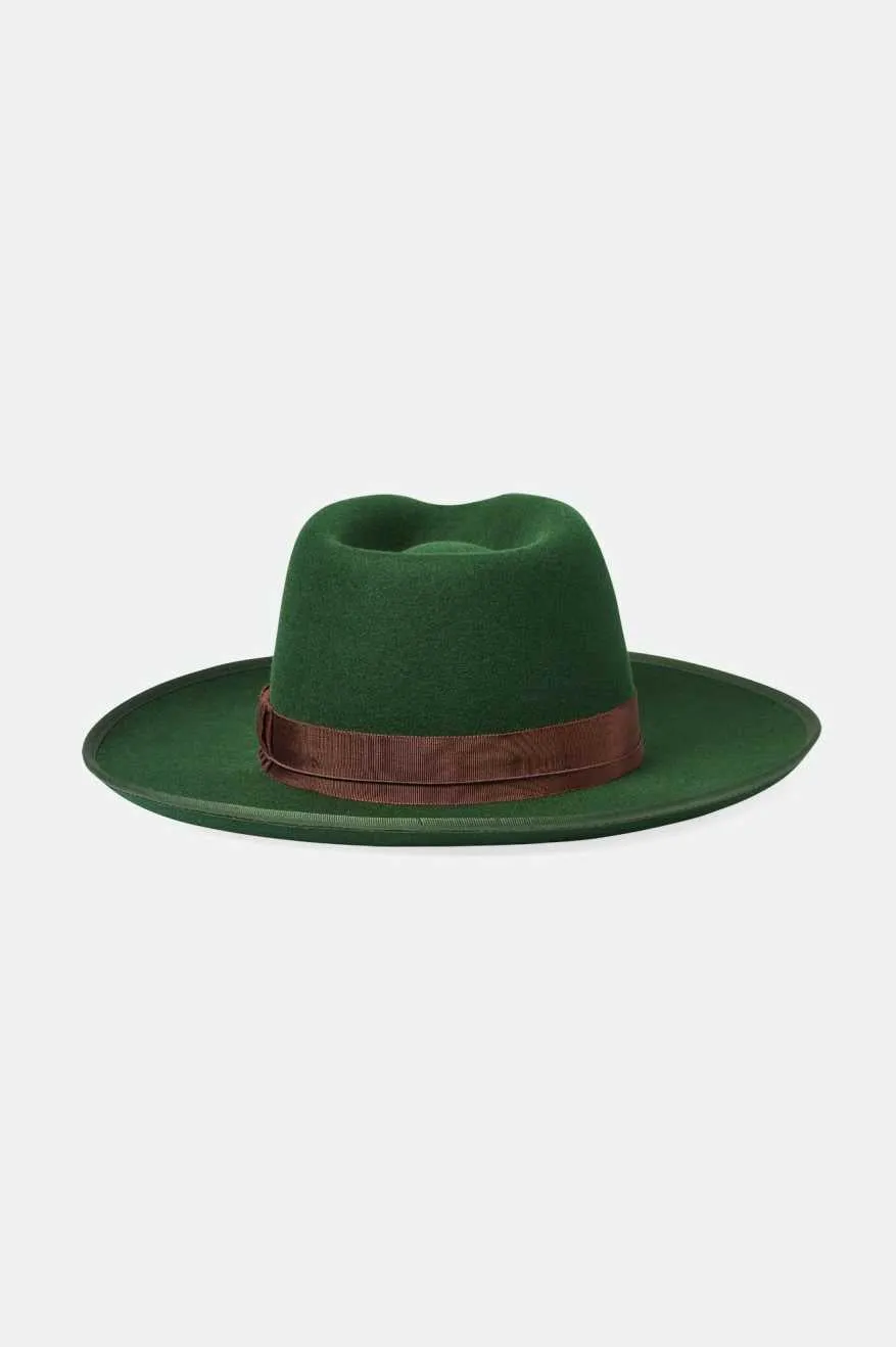 Reno Fedora - Moss/Brown sold by Brixton product image thumbnail 2
