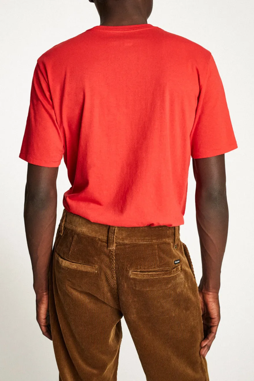 Basic S/S Pocket Tee - Cayenne sold by Brixton product image thumbnail 3