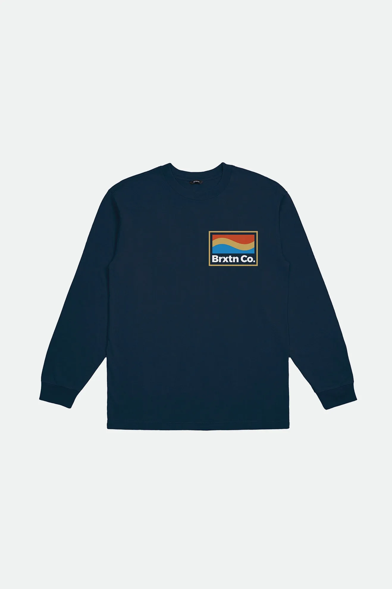New Wave L/S Standard Tee - Joe Blue sold by Brixton