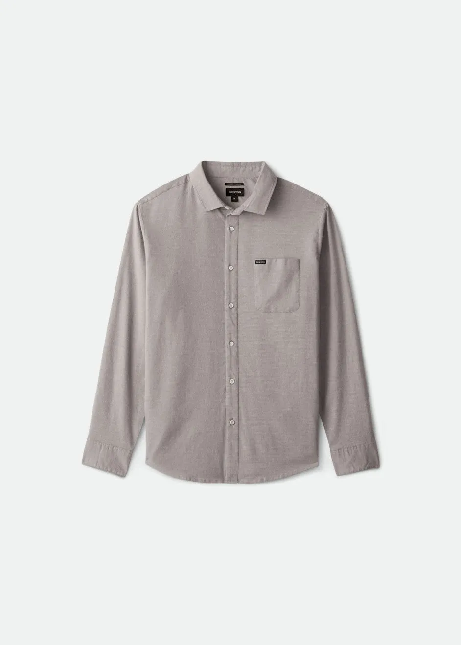 Charter Oxford L/S Woven - Grey sold by Brixton product image thumbnail 4
