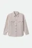 Bowery Boyfriend L/S Overshirt - Natural sold by Brixton
