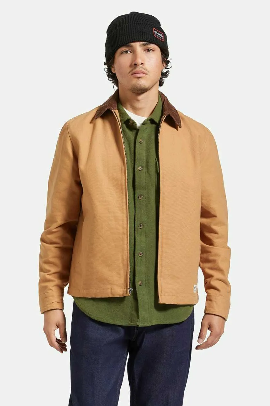Mechanic Garage Jacket - Tobacco Brown sold by Brixton product image thumbnail 3