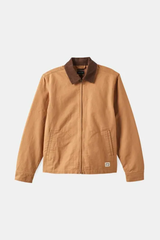 Mechanic Garage Jacket - Tobacco Brown sold by Brixton
