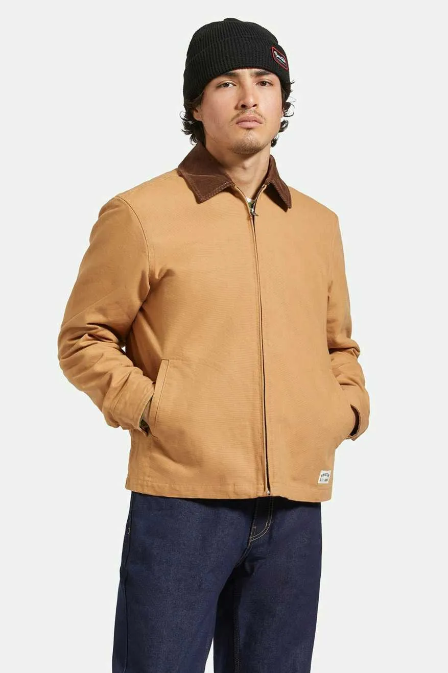 Mechanic Garage Jacket - Tobacco Brown sold by Brixton product image thumbnail 4