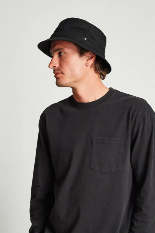Burroughs Bucket Hat - Black sold by Brixton