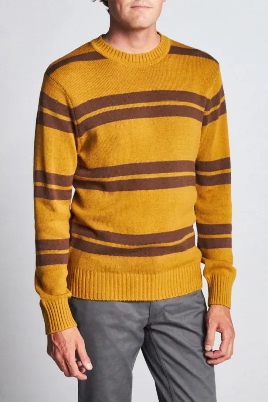 Wes Sweater - Maize/Bison sold by Brixton