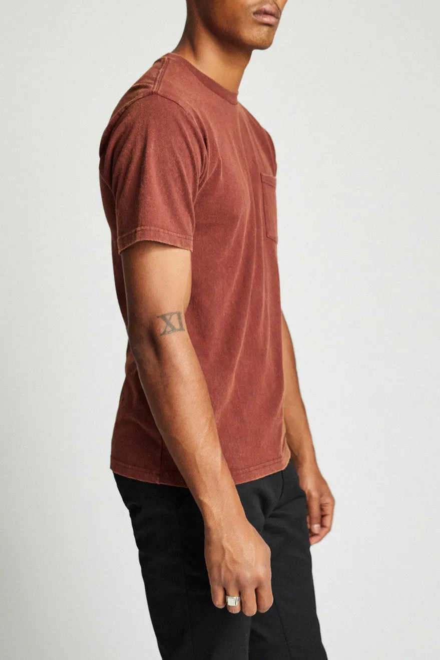 Basic S/S Standard Pocket Tee - Chestnut sold by Brixton product image thumbnail 2