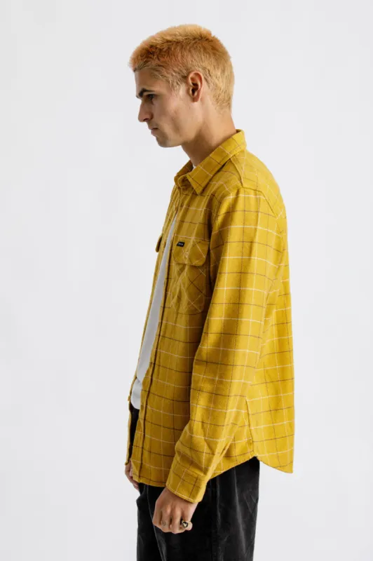 Bowery L/S Flannel - Honey sold by Brixton