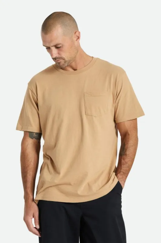 Basic S/S Pocket Tee - Mojave sold by Brixton