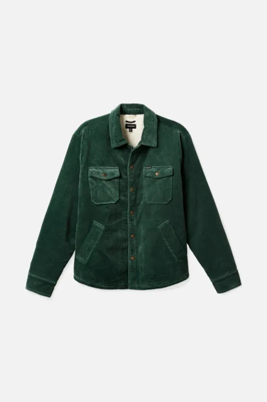 Durham Sherpa Lined Jacket - Dark Forest sold by Brixton