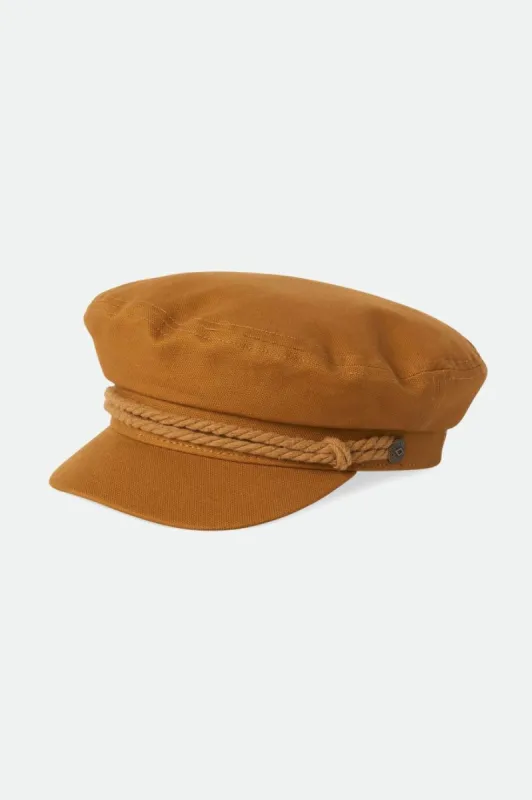 Fiddler Fisherman Cap - Golden Brown sold by Brixton