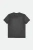 Alpha Line S/S Relaxed Tee - Black Garment Dye sold by Brixton