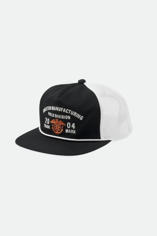 Division MP Trucker Hat - Black/White sold by Brixton