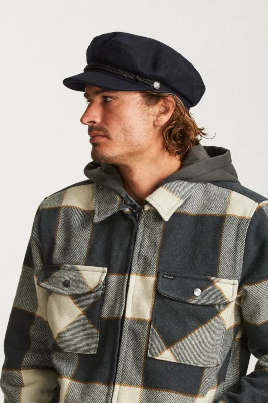 Fiddler Cap - Navy/Black sold by Brixton