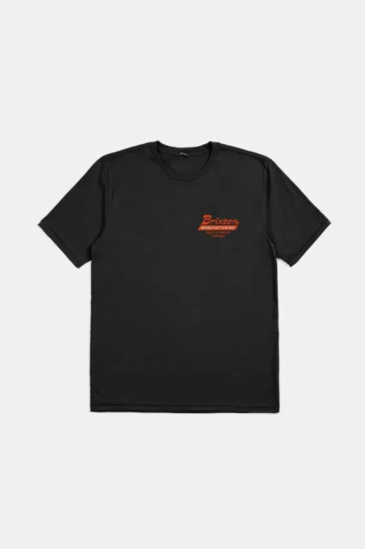 Township S/S Tailored T-Shirt - Black sold by Brixton