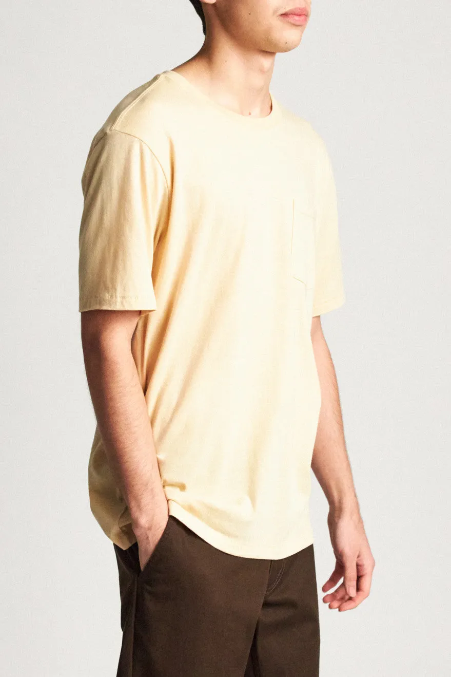 Basic S/S Pocket Tee - Parchment sold by Brixton product image thumbnail 2