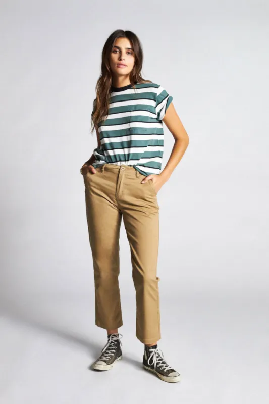 Kelley S/S Pocket Tee - Emerald sold by Brixton