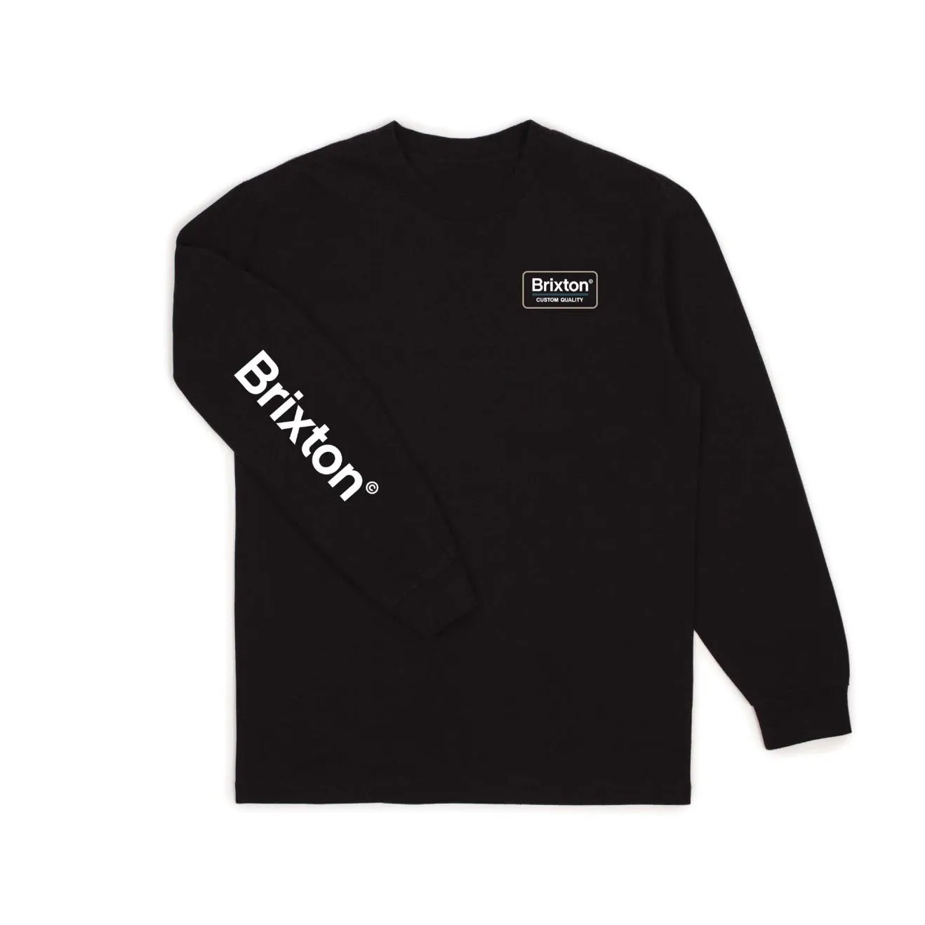 Palmer II L/S Standard Tee - Black sold by Brixton product image thumbnail 2