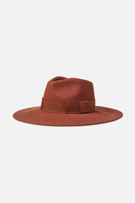 Joanna Felt Hat - Caramel sold by Brixton