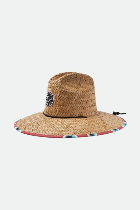 Crest Lifeguard Hat - Dark Earth/Dusty Cedar sold by Brixton