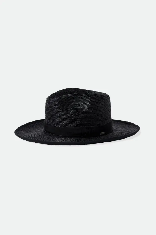 Reno Straw Hat - Black/Black sold by Brixton