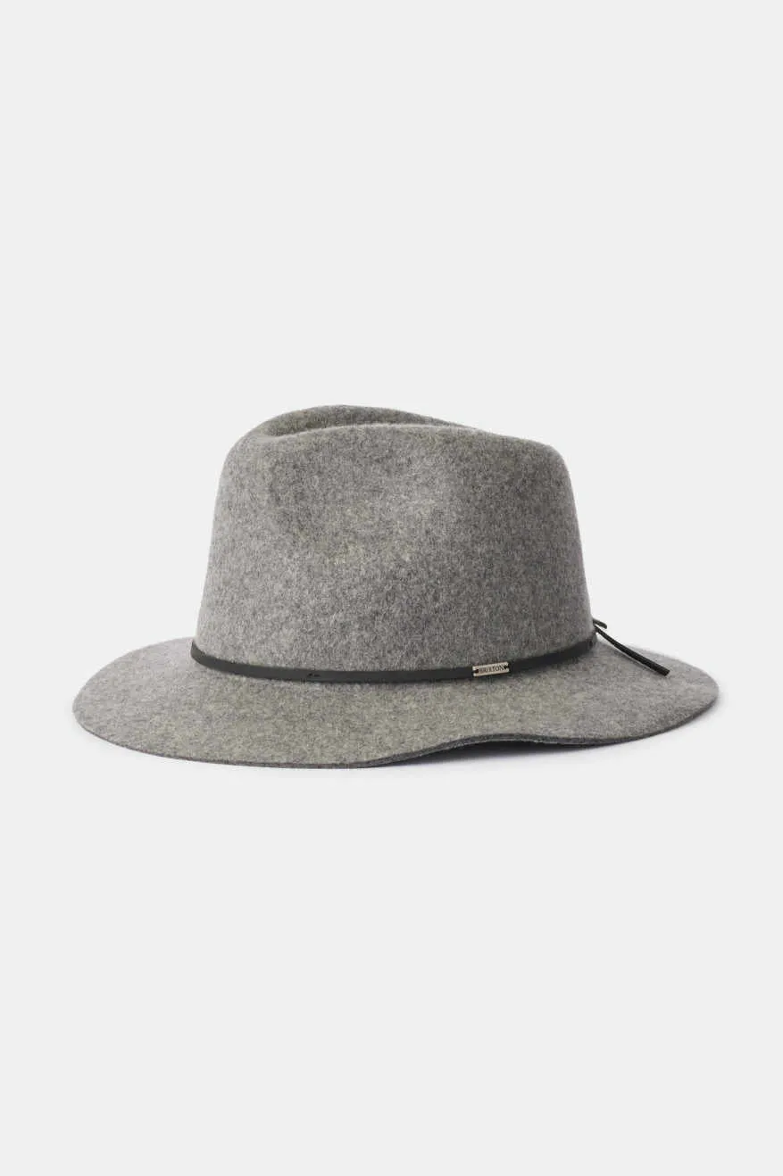 Wesley Fedora - Heather Grey sold by Brixton