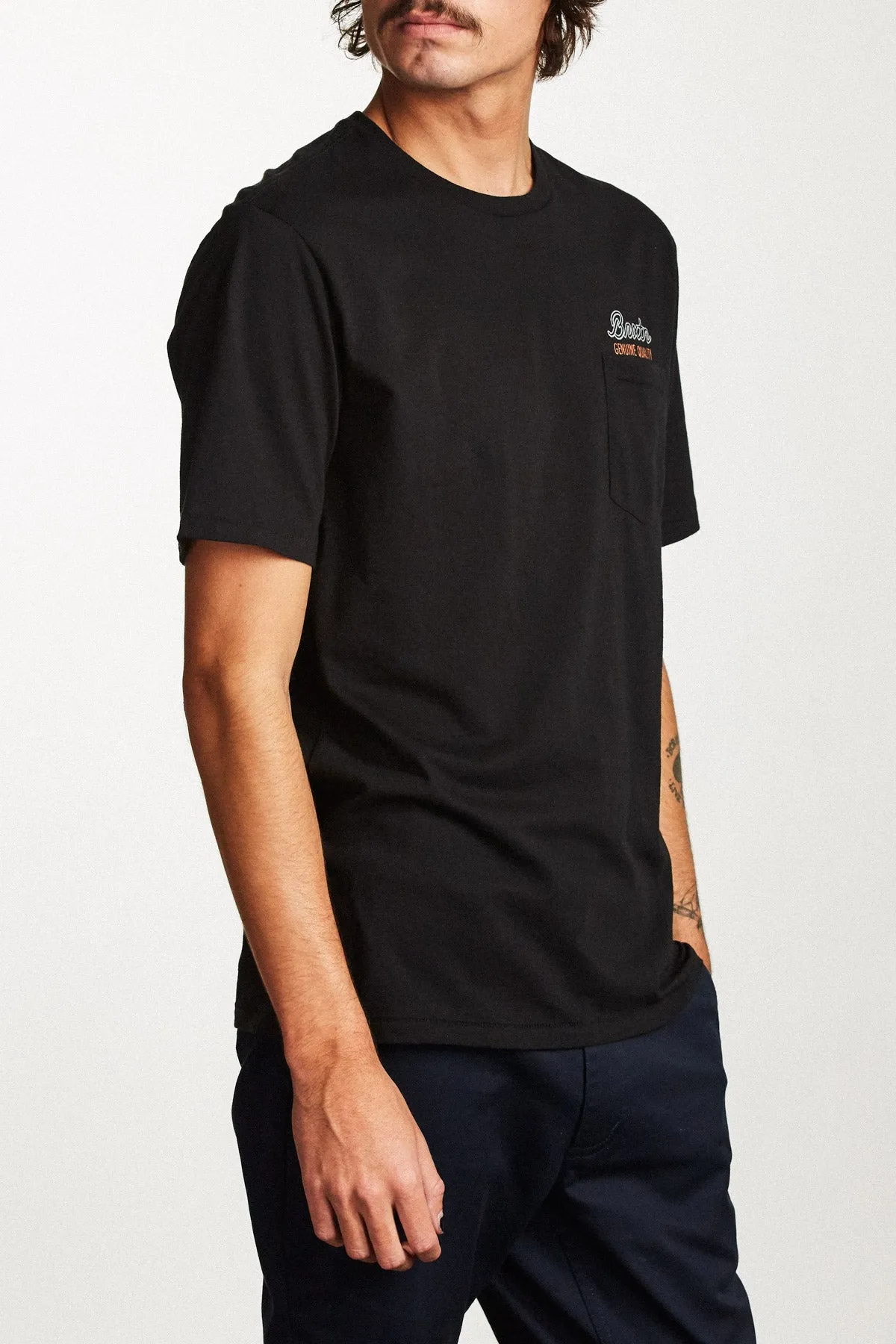 Sprint S/S Pocket Tee - Black sold by Brixton product image thumbnail 4