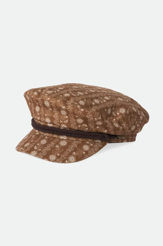 Fiddler Fisherman Cap - Bison/Off White sold by Brixton