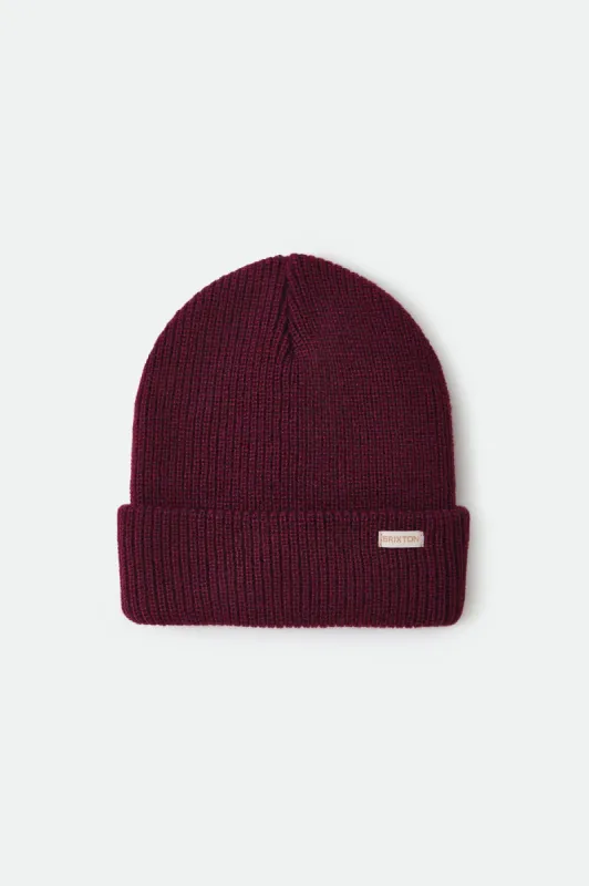 Alpha Women's Beanie - Cordovan/Plum sold by Brixton