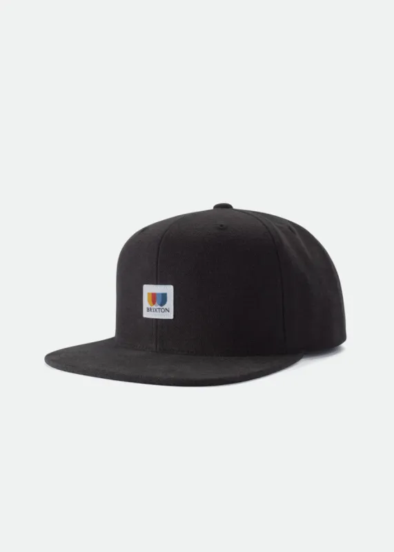 Alton MP Snapback - Black sold by Brixton