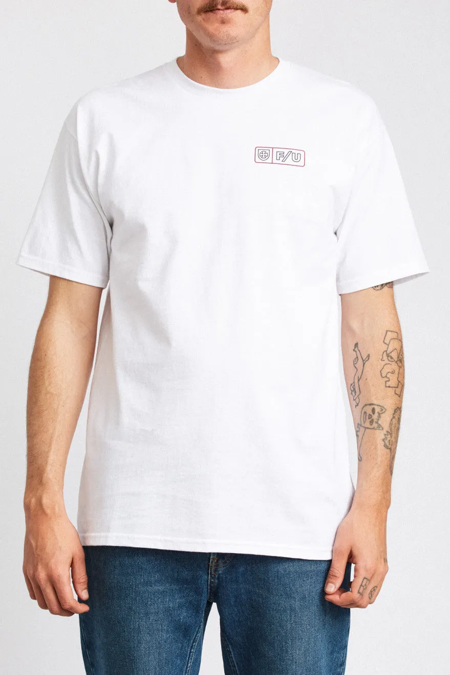 Turnpike S/S Standard Tee - White sold by Brixton