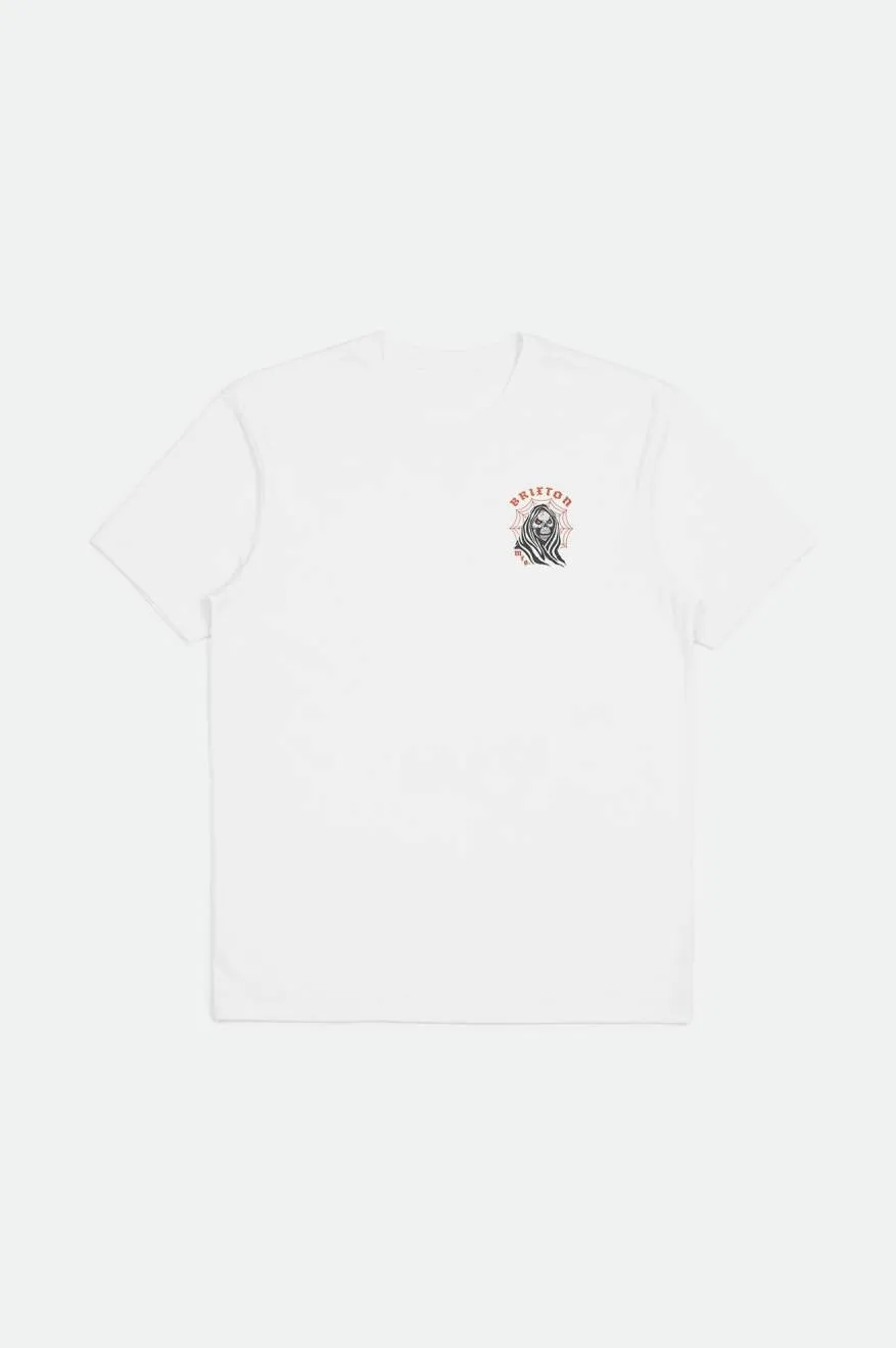 Reaper S/S Tailored Tee - White sold by Brixton product image thumbnail 2