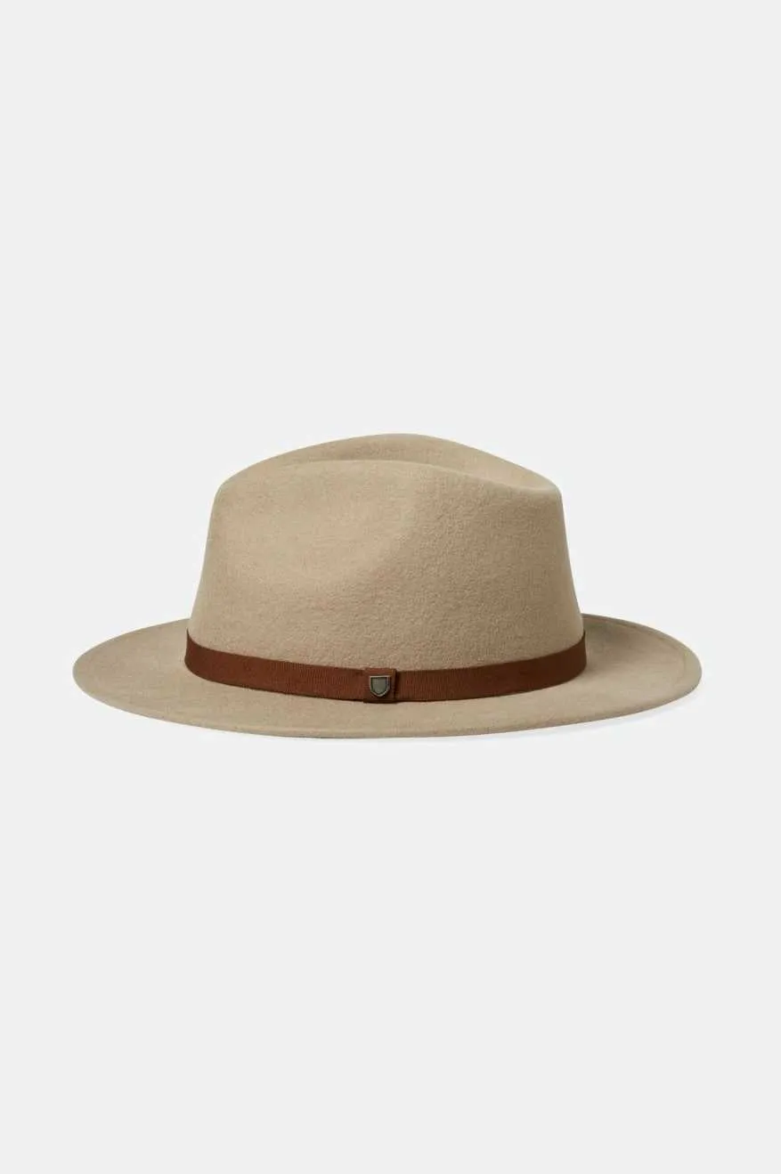 Messer Packable Fedora - Timberwolf/Light Brown sold by Brixton product image thumbnail 3